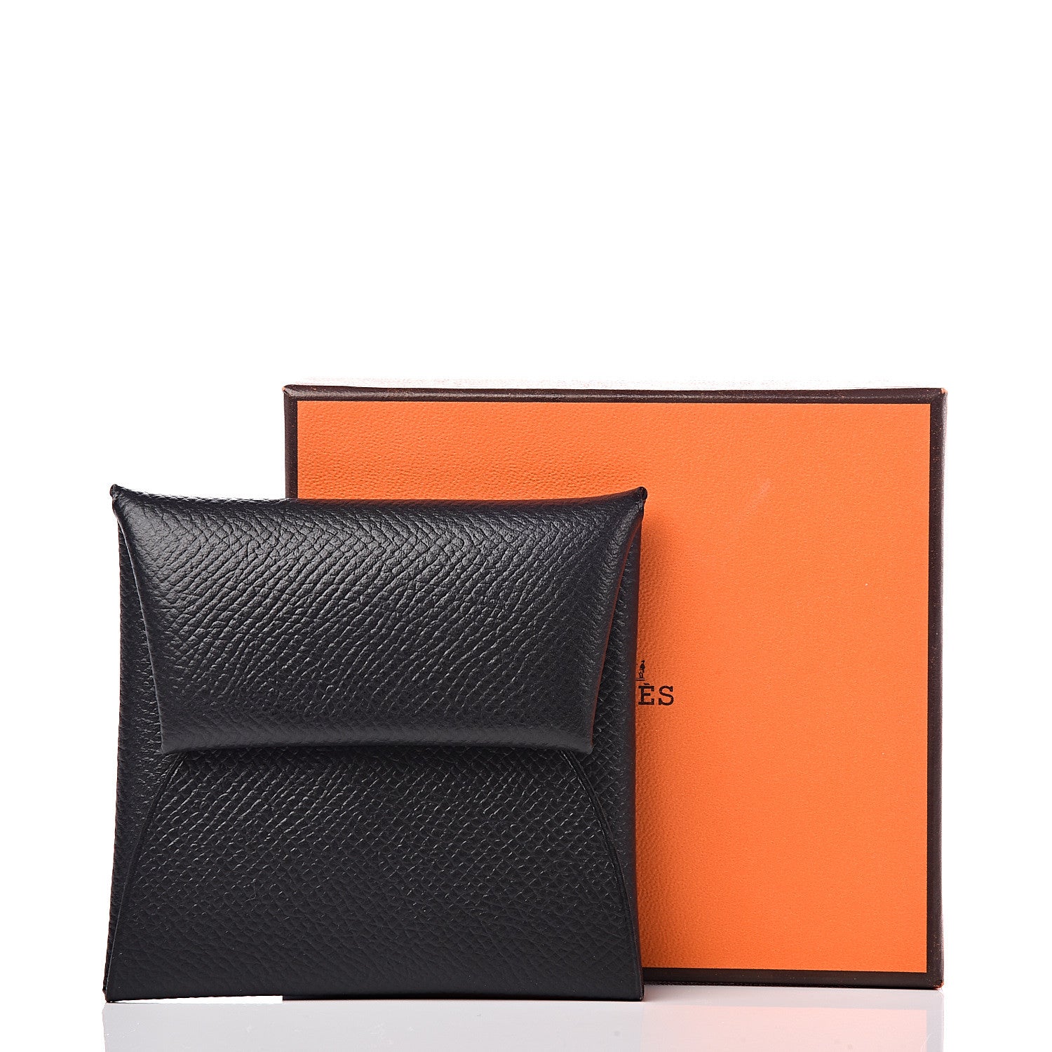 Hermes Epsom Bastia Coin Purse Black 7 of 7