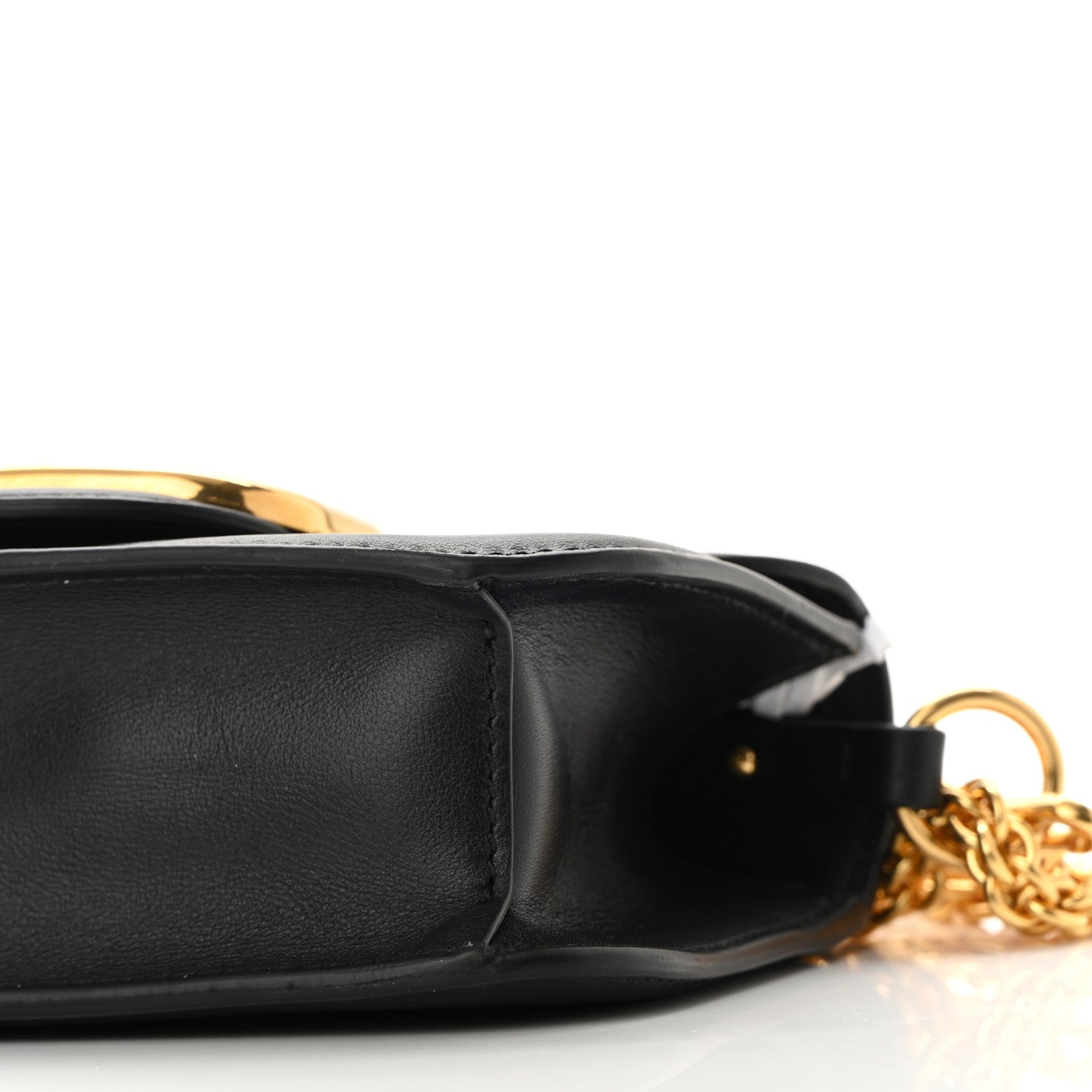 Valentino Garavani Calfskin Vlogo Small Loco Shoulder Bag Black 9 of 9