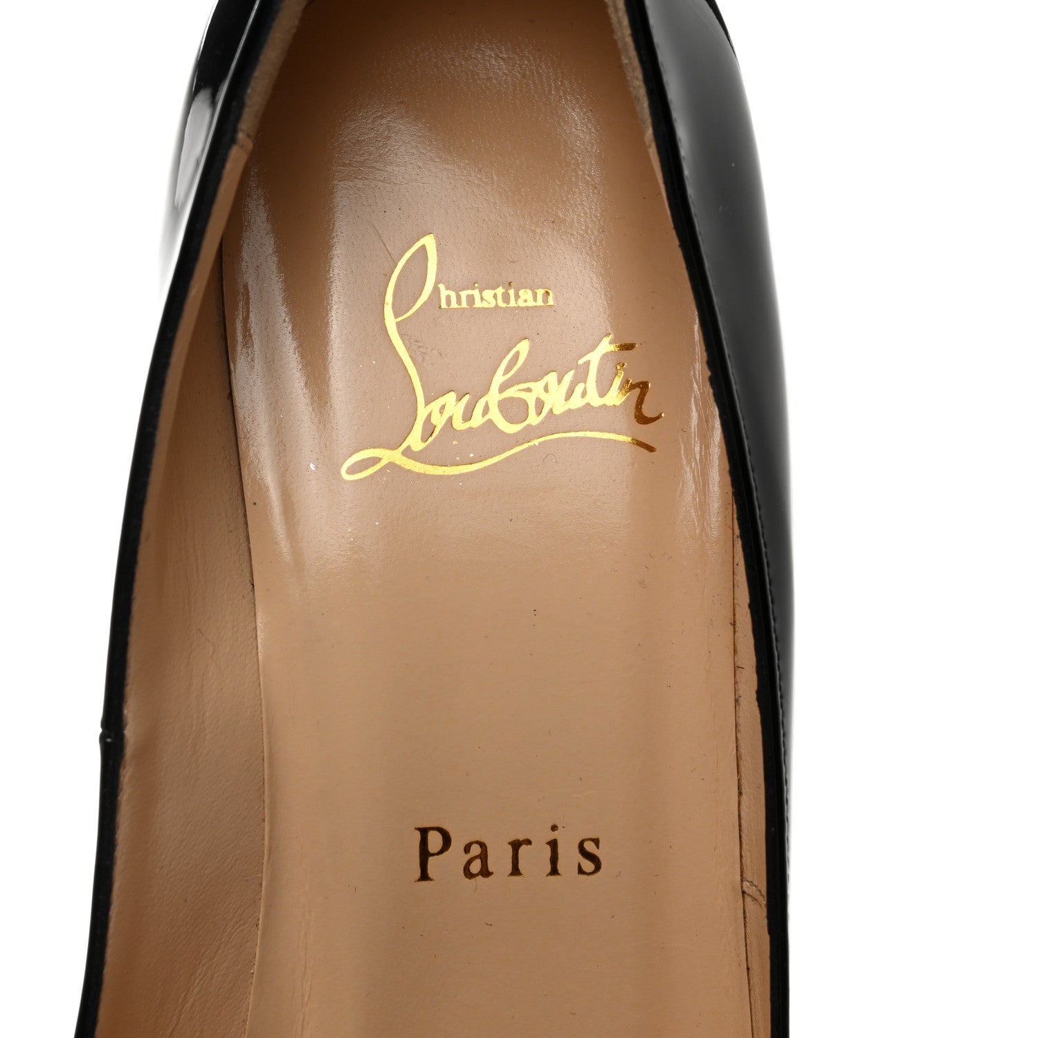 Christian Louboutin Patent New Very Prive Pumps 37.5 Black 6 of 8