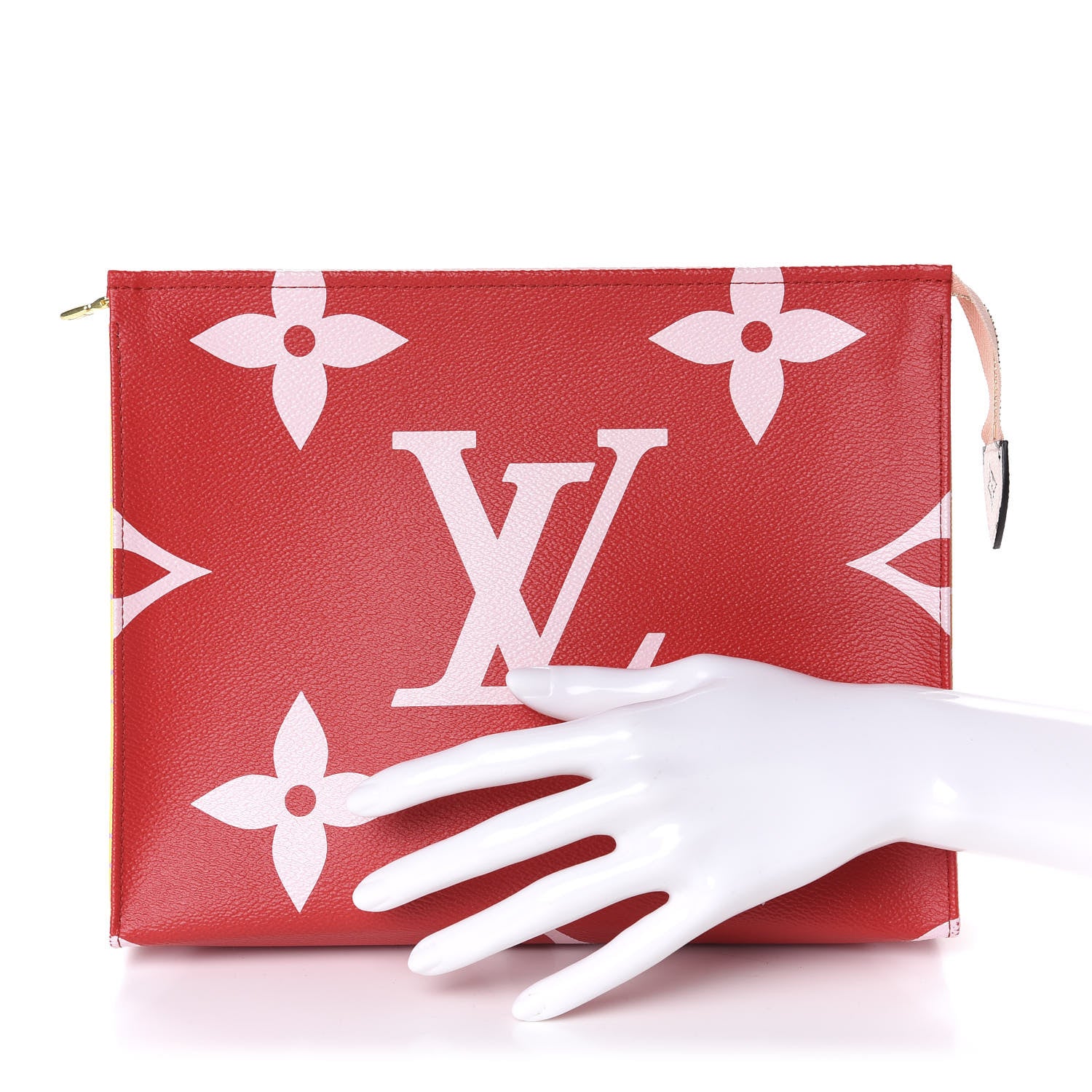 Louis Vuitton Monogram Giant Toiletry Pouch 26 Rouge 2 of 9