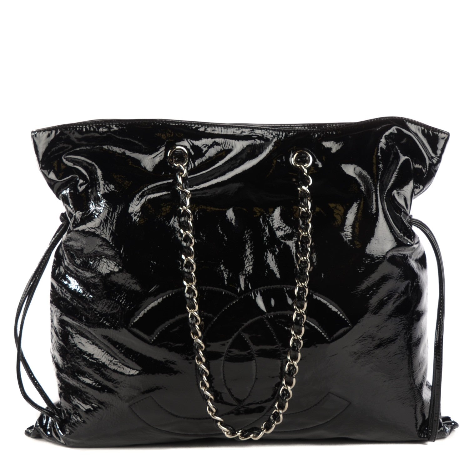 Chanel Patent Bonbons Shopper Tote Black 1 of 8