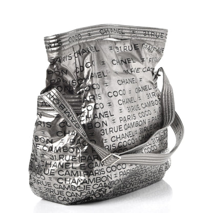 Chanel Coated Canvas Unlimited Hobo Argent Fonce 3 of 7