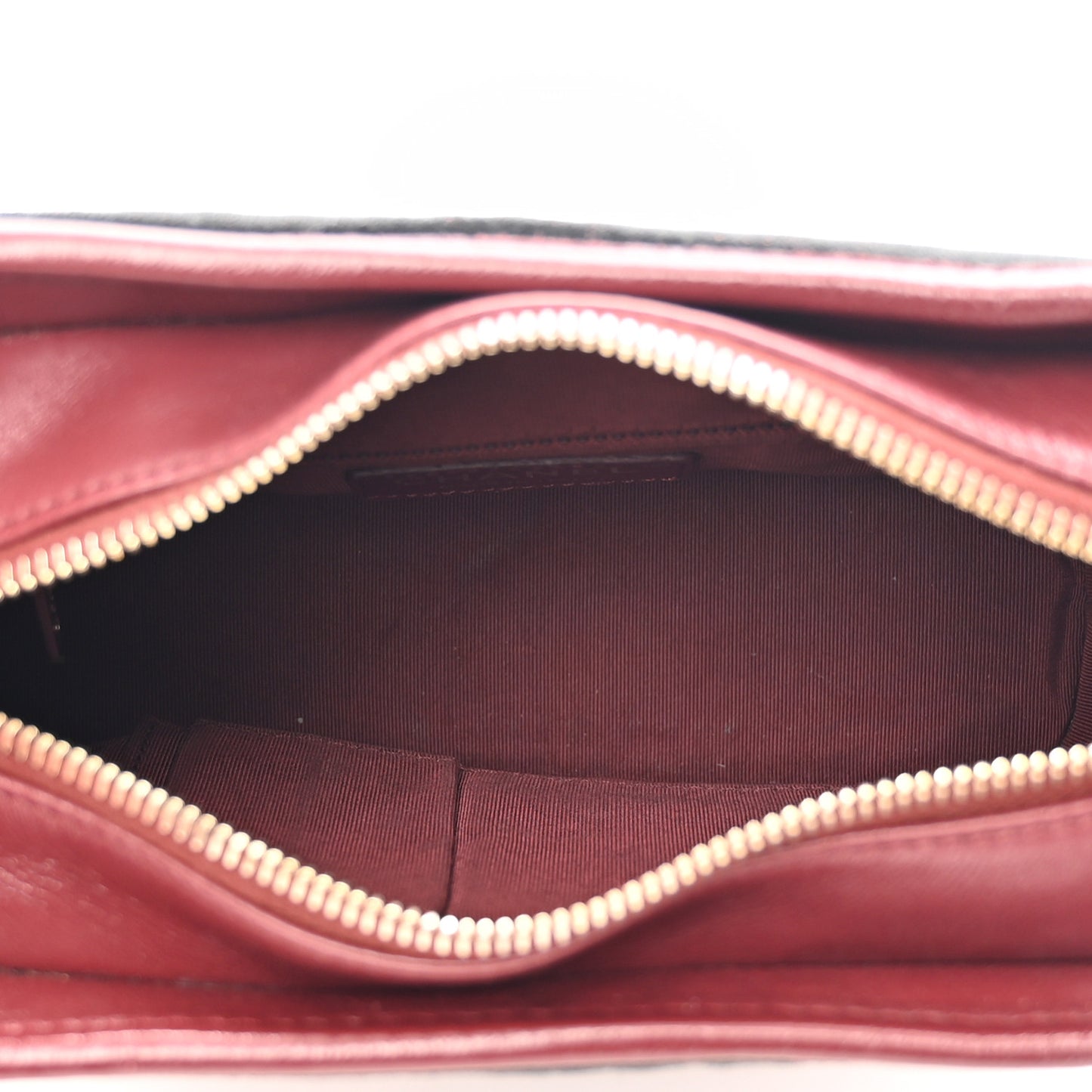 Knit Calfskin Small Gabrielle Hobo Red