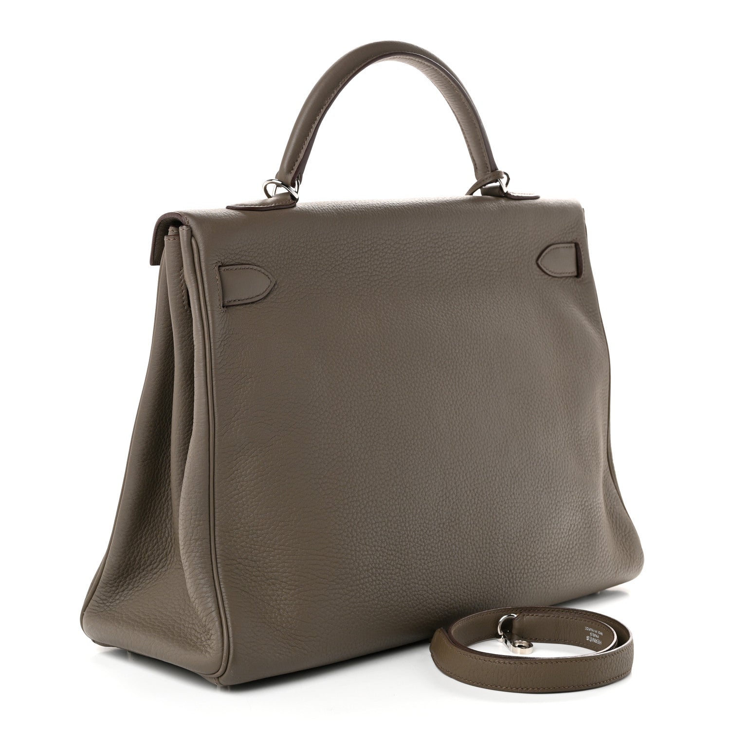Hermes Togo Kelly Retourne 40 Etain 3 of 11