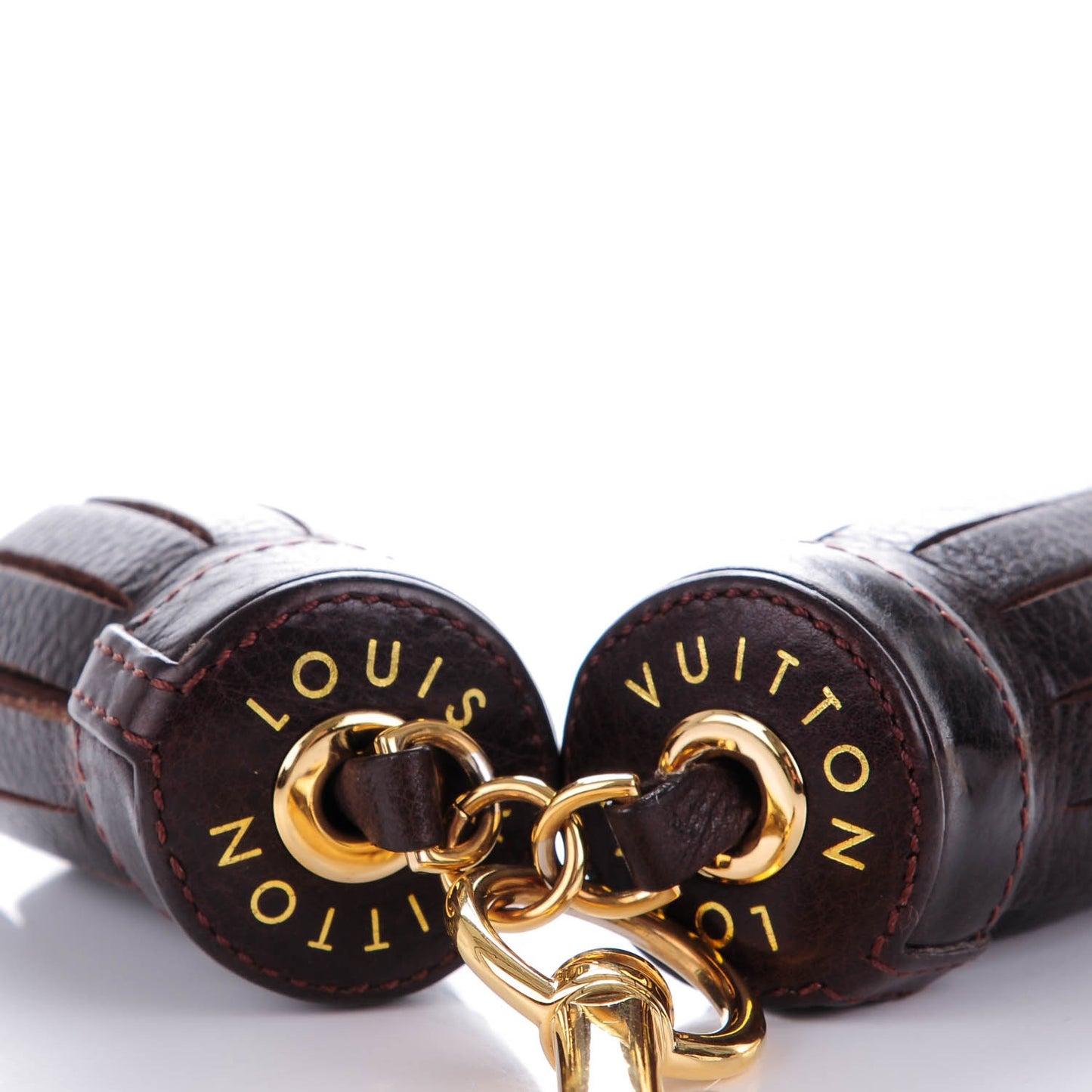 Calfskin Circus Bag Charm Marron