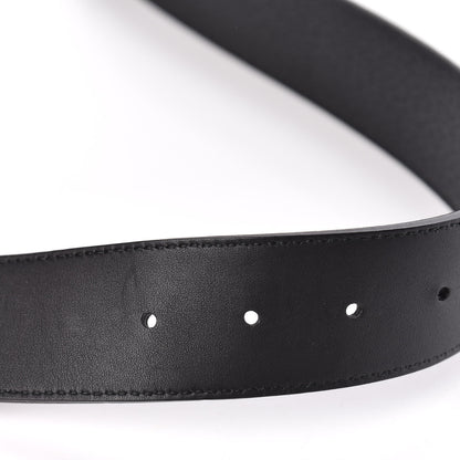 Gucci Textured Calfskin Double G 40mm Belt 75 30 Black 6 of 8