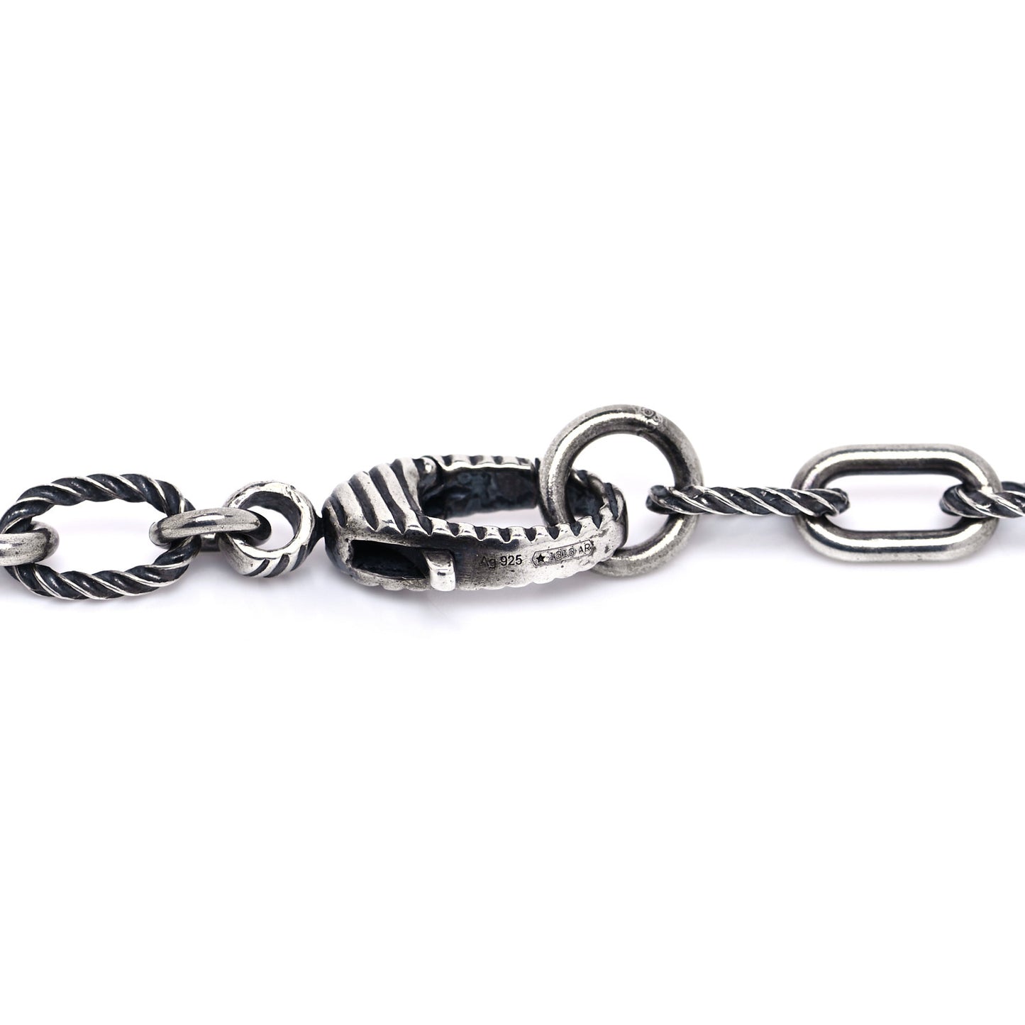 Sterling Silver Small Interlocking G Pendant Necklace