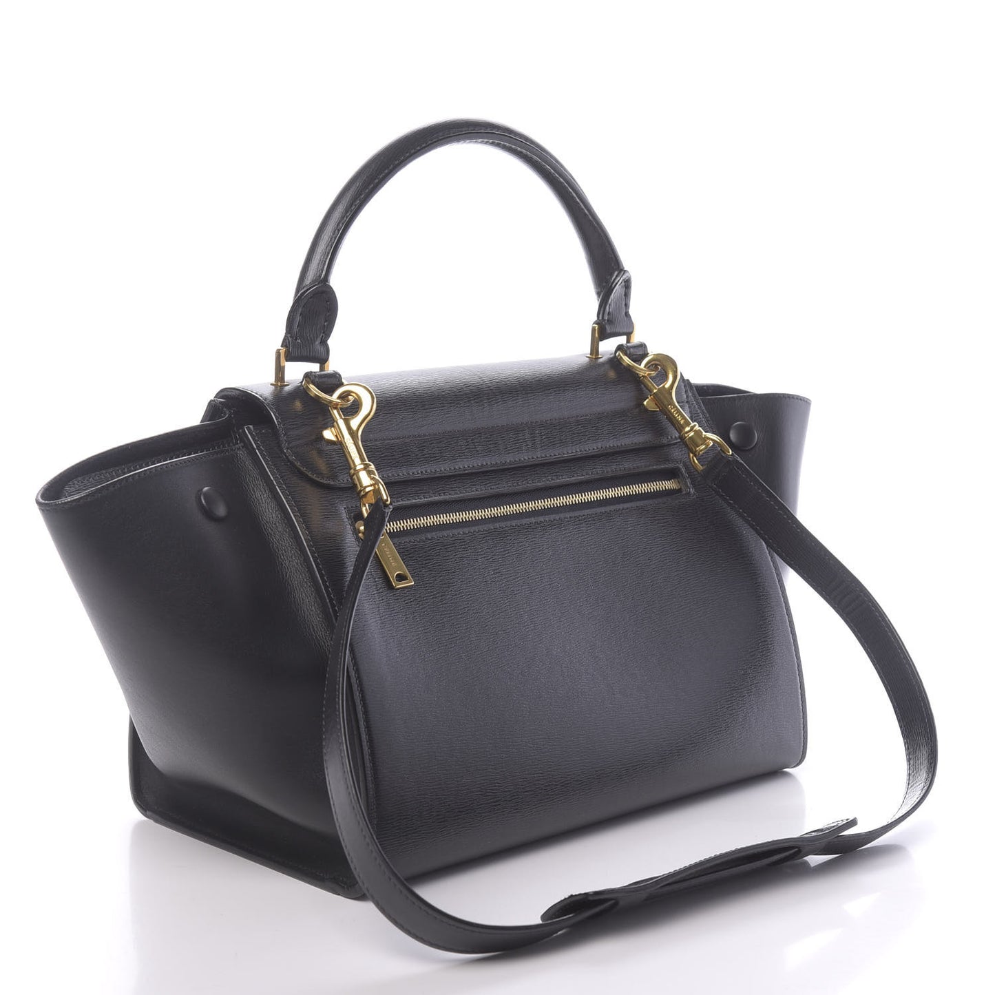 Liege Calfskin Small Trapeze Black