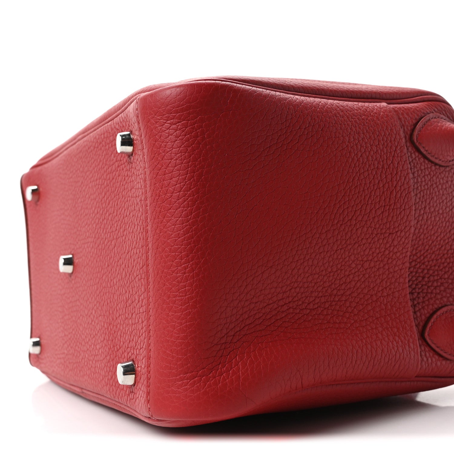 Hermes Taurillon Clemence Lindy 30 Rouge Garance 10 of 11