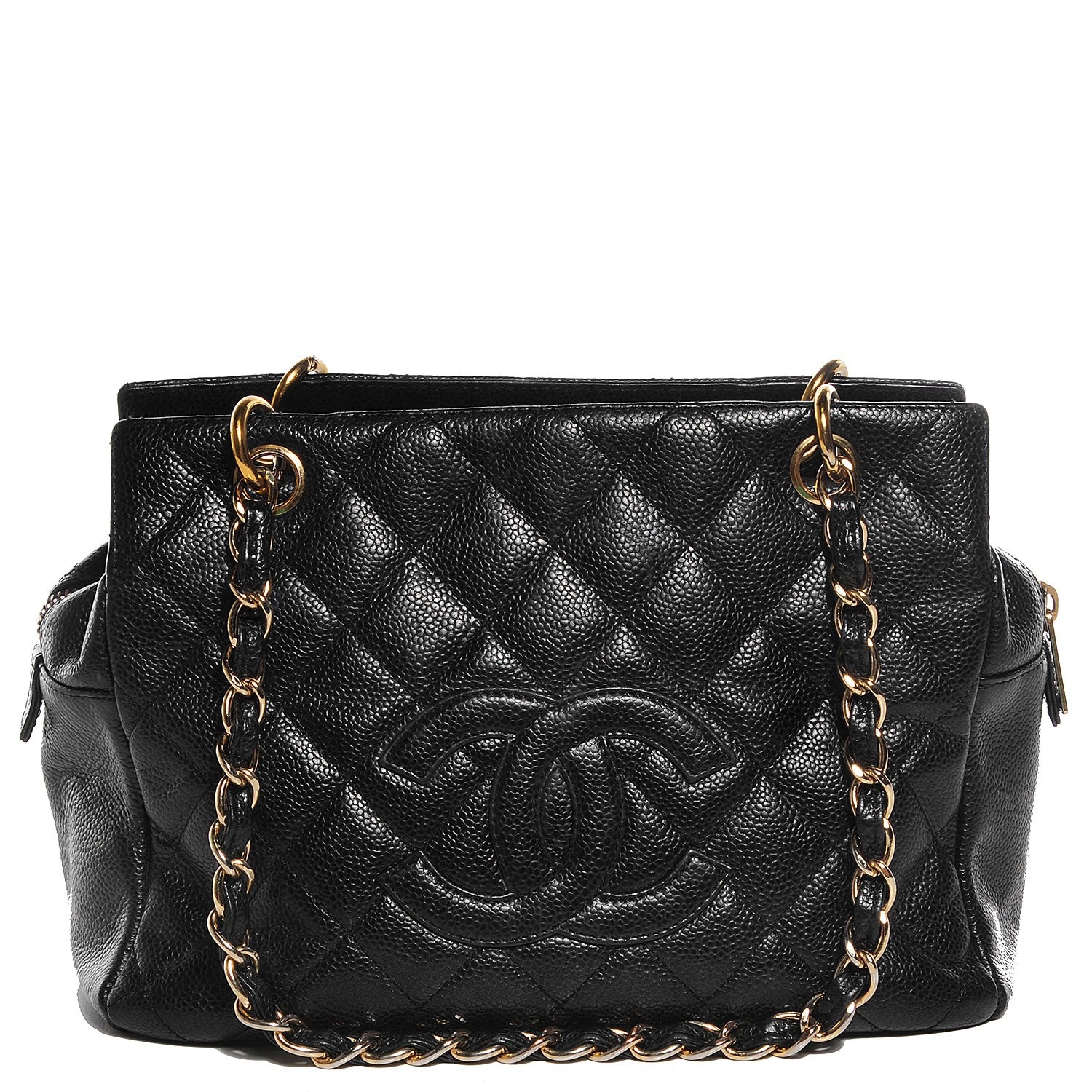 Chanel Caviar Quilted Petit Timeless Tote PTT Black 1 of 7