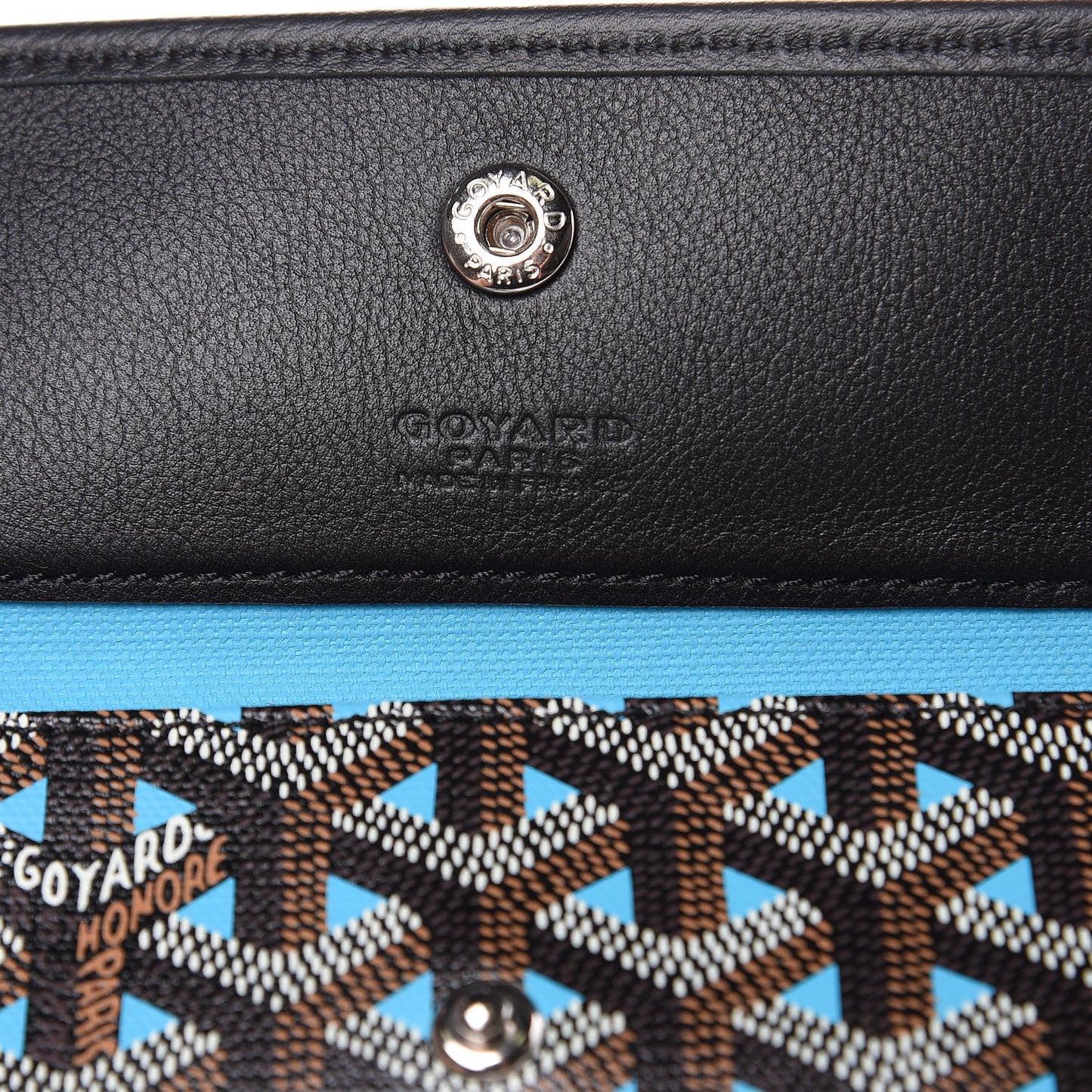 Goyardine Saint Louis Claire Voie PM Black Blue