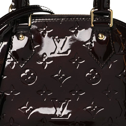 Louis Vuitton Vernis Alma BB Amarante 7 of 9
