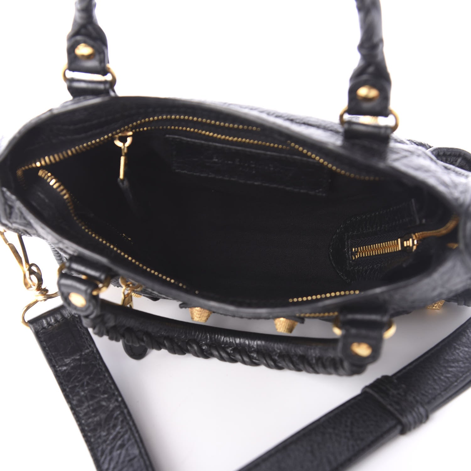 Balenciaga Agneau Giant 12 Gold Hardware Mini City Black 6 of 11