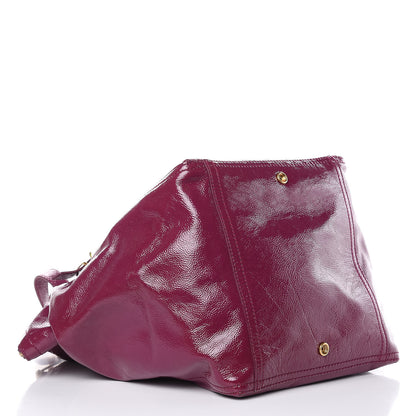 Saint Laurent Patent Medium Downtown Violet 4 of 12