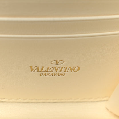 Valentino Garavani Nappa Roman Stud Wallet On Chain Ivory 5 of 7