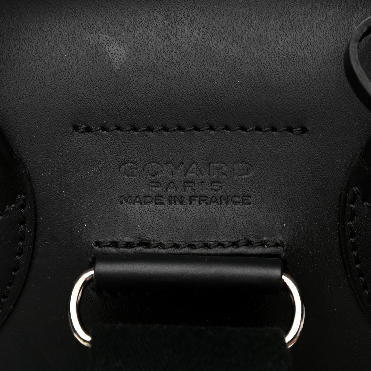 Goyardine Calfskin Alpin MM Backpack Black