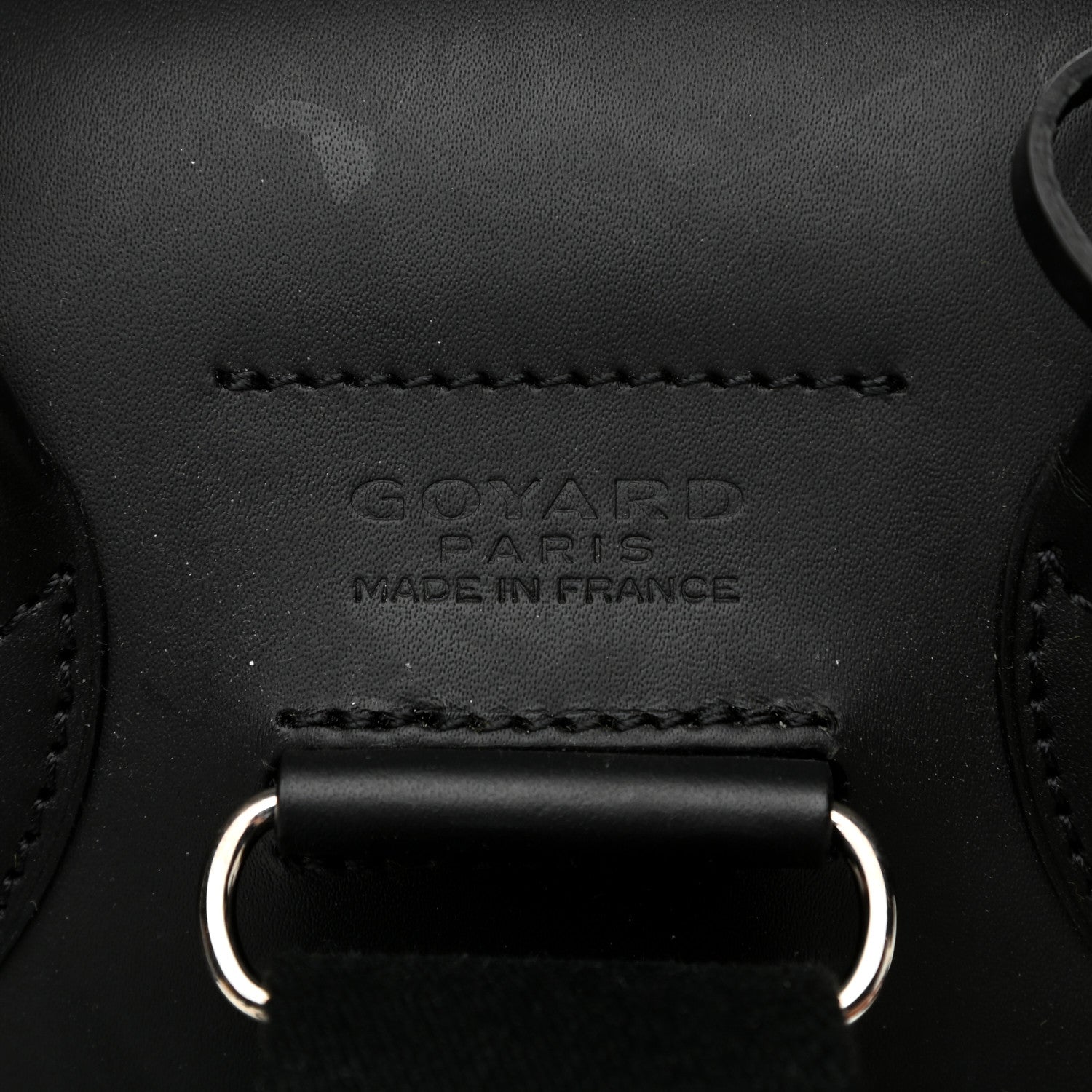 Goyard Goyardine Calfskin Alpin Backpack Black 6 of 11