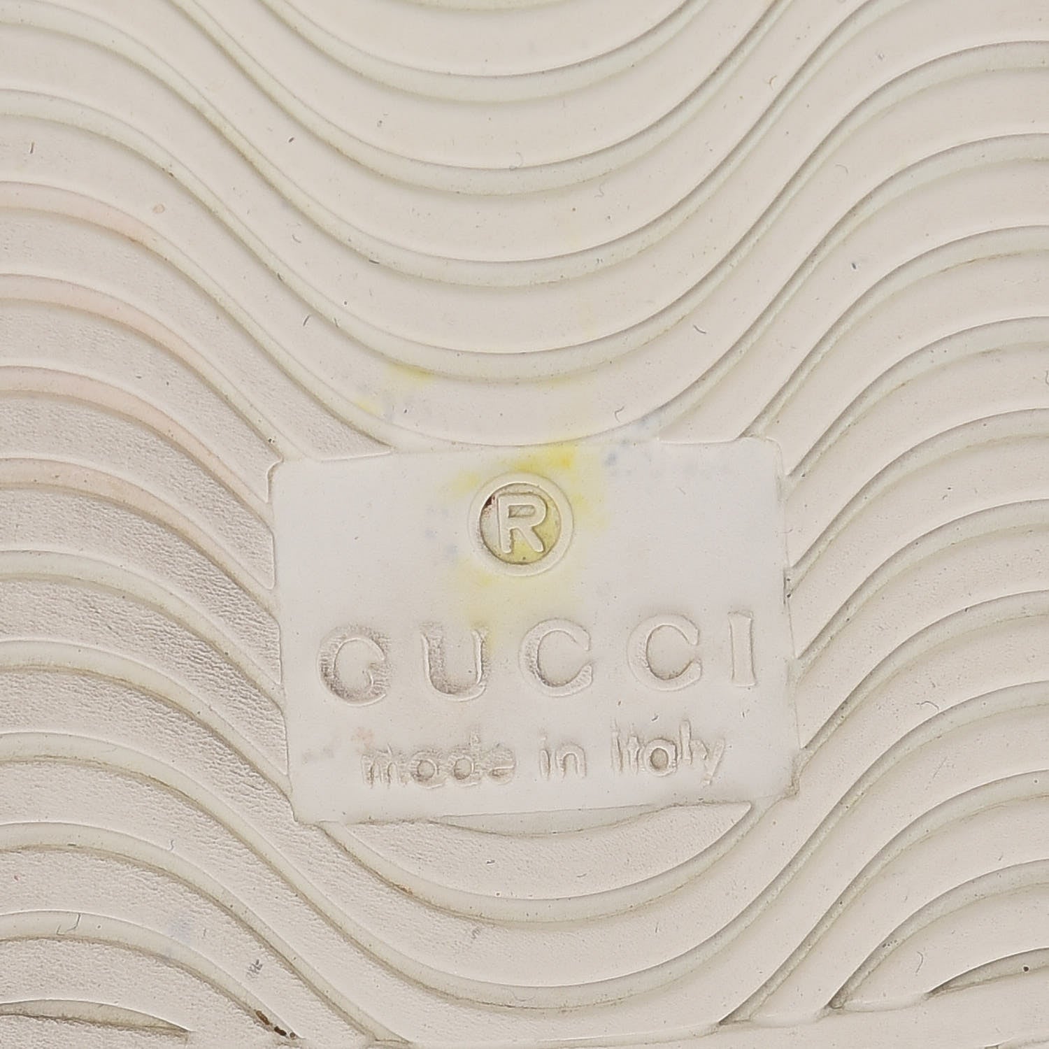Gucci Calfskin Ayers Bee Embroidered Ace Sneakers 38.5 White Green 18 of 27