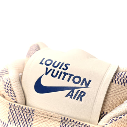 Louis Vuitton X NIKE Damier Azur Mens Air Force 1 High Top Sneakers 9 White 7 of 12