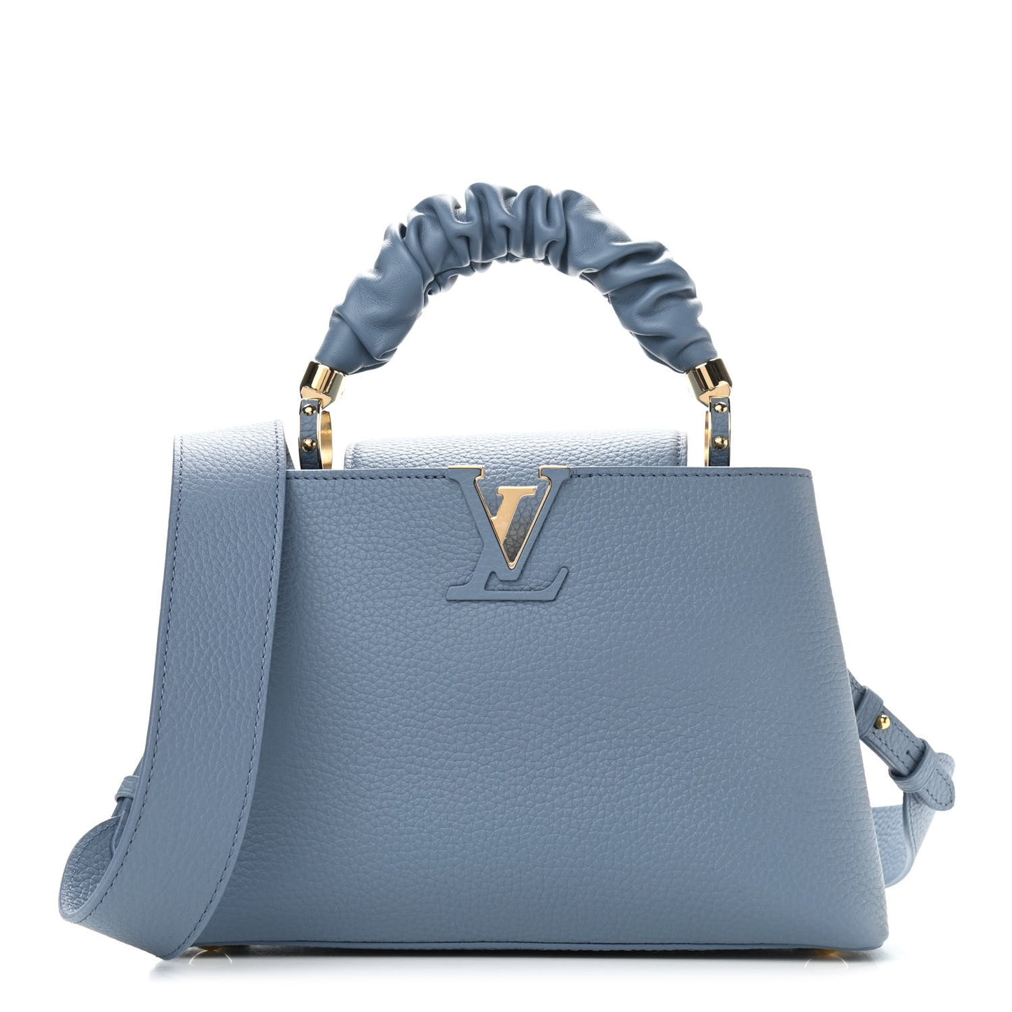 Taurillon Scrunchie Capucines BB Blue