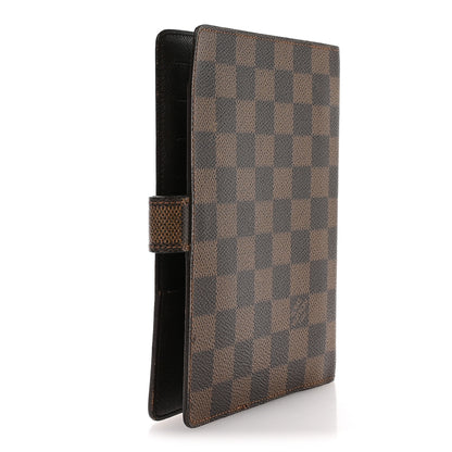 Louis Vuitton Damier Ebene Medium Ring Agenda Cover 3 of 8
