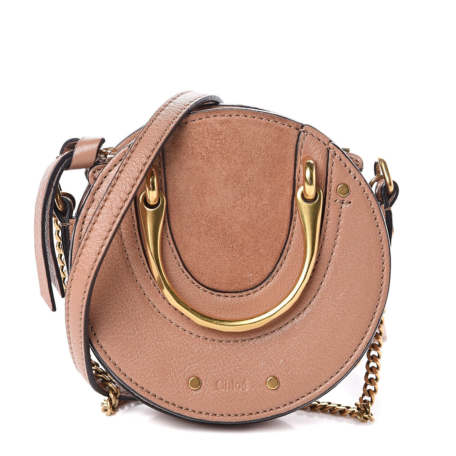 Chloe Goatskin Suede Mini Pixie Bag Nougat 1 of 7