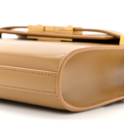 Saint Laurent Smooth Calfskin Mini Manhattan Shoulder Bag Natural Tan 9 of 12