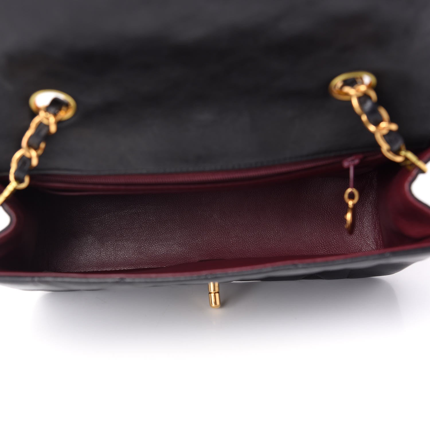 Chanel Lambskin Quilted Small Single Flap Black 4 of 10