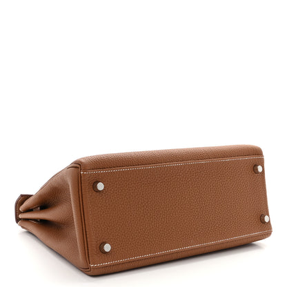 Hermes Togo Kelly Retourne 28 Gold 4 of 12