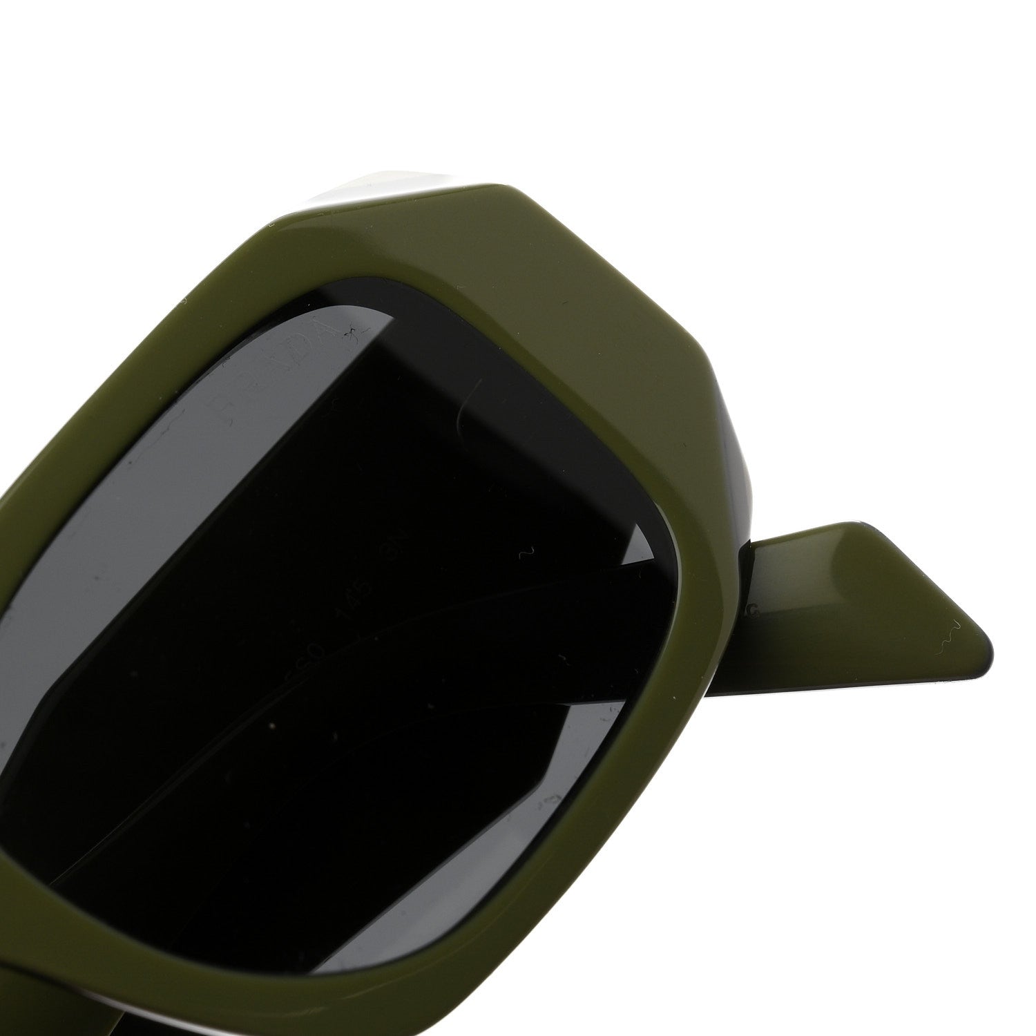Prada Acetate Symbole Sunglasses SPR 17W Green 7 of 8