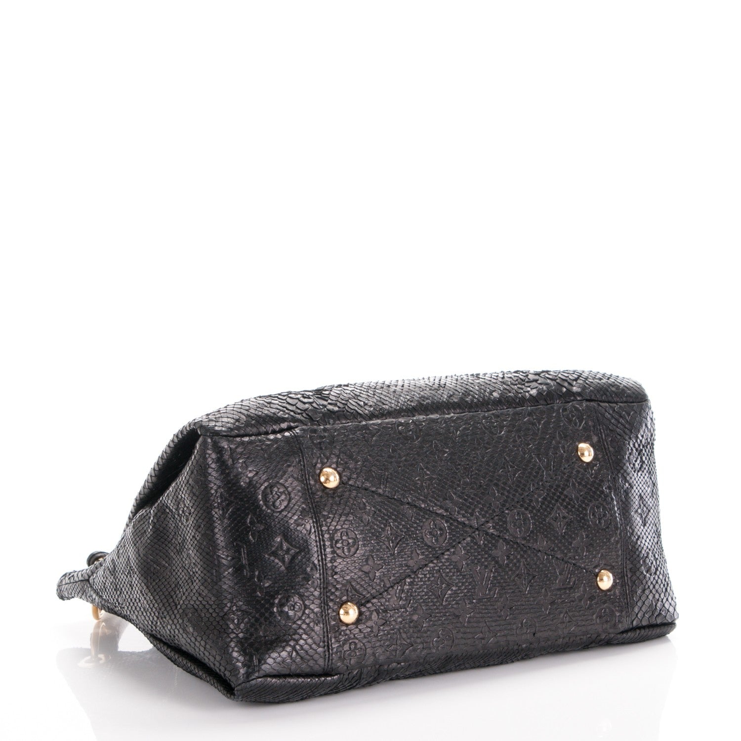Louis Vuitton Snakeskin Embossed Monogram Artsy MM Black 4 of 7