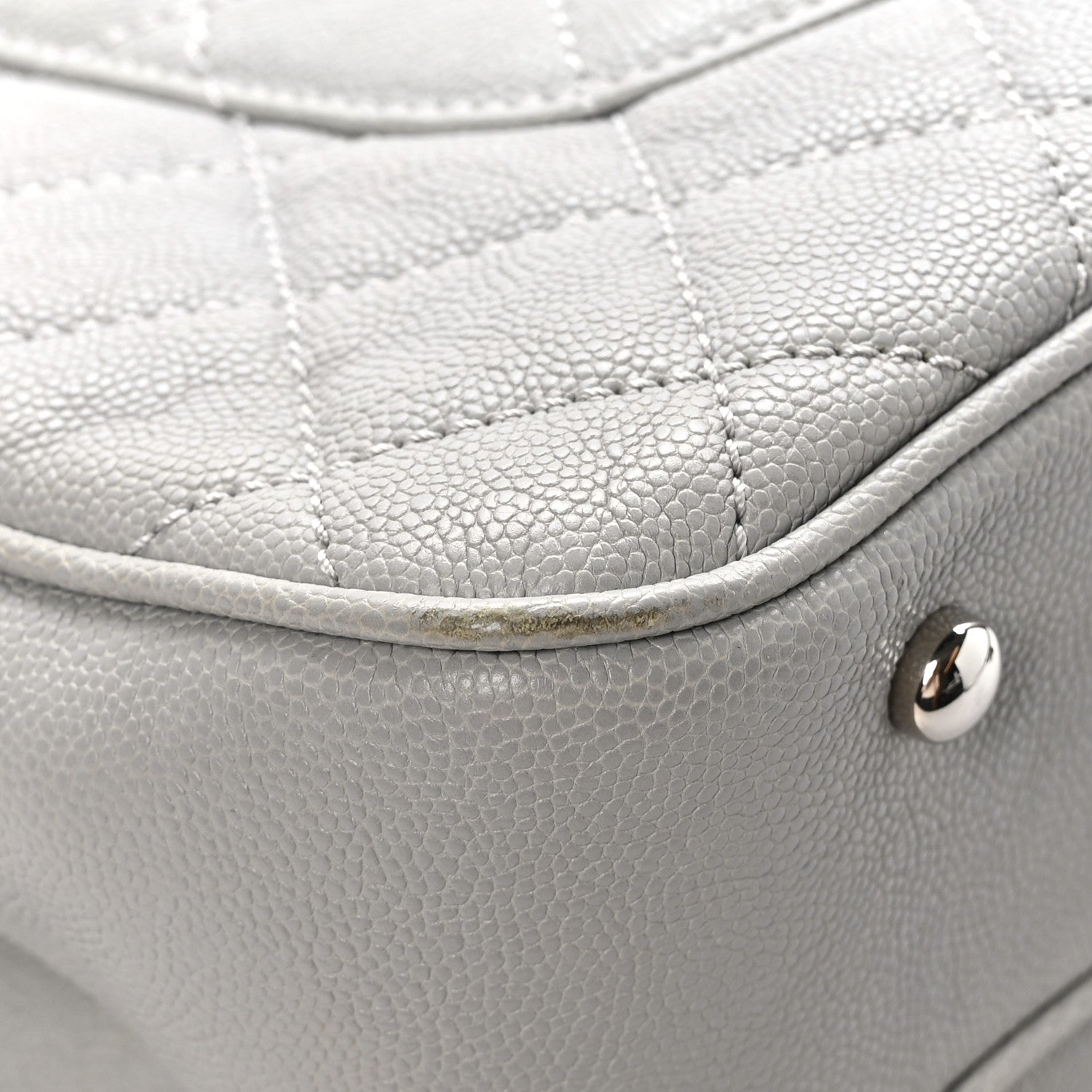 Chanel Caviar Quilted Large Urban Companion Top Handle Shopping Tote Grey 11 of 13