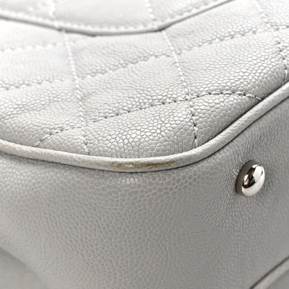 Chanel Caviar Quilted Large Urban Companion Top Handle Shopping Tote Grey 11 of 13