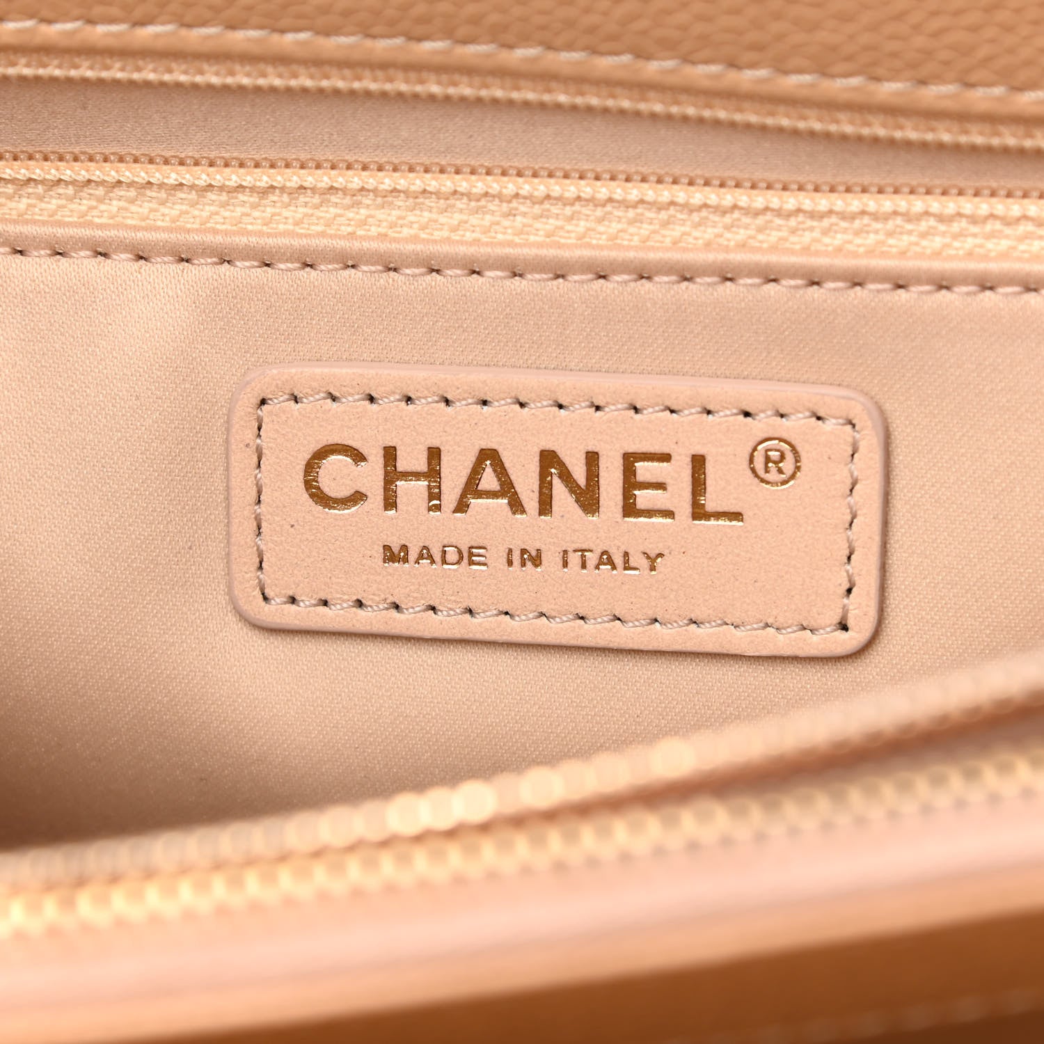 Chanel Caviar Quilted Grand Shopping Tote GST Beige Clair 6 of 11