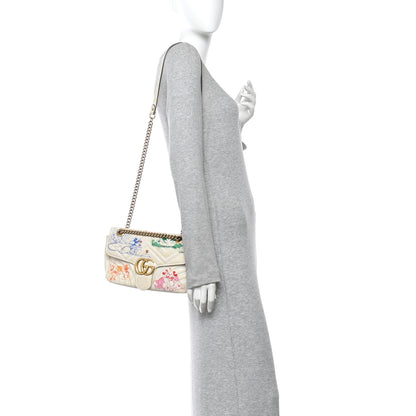 Gucci X DISNEY Calfskin Matelasse Mickey Minnie Mouse Medium GG Marmont Shoulder Bag Multicolor 2 of 11