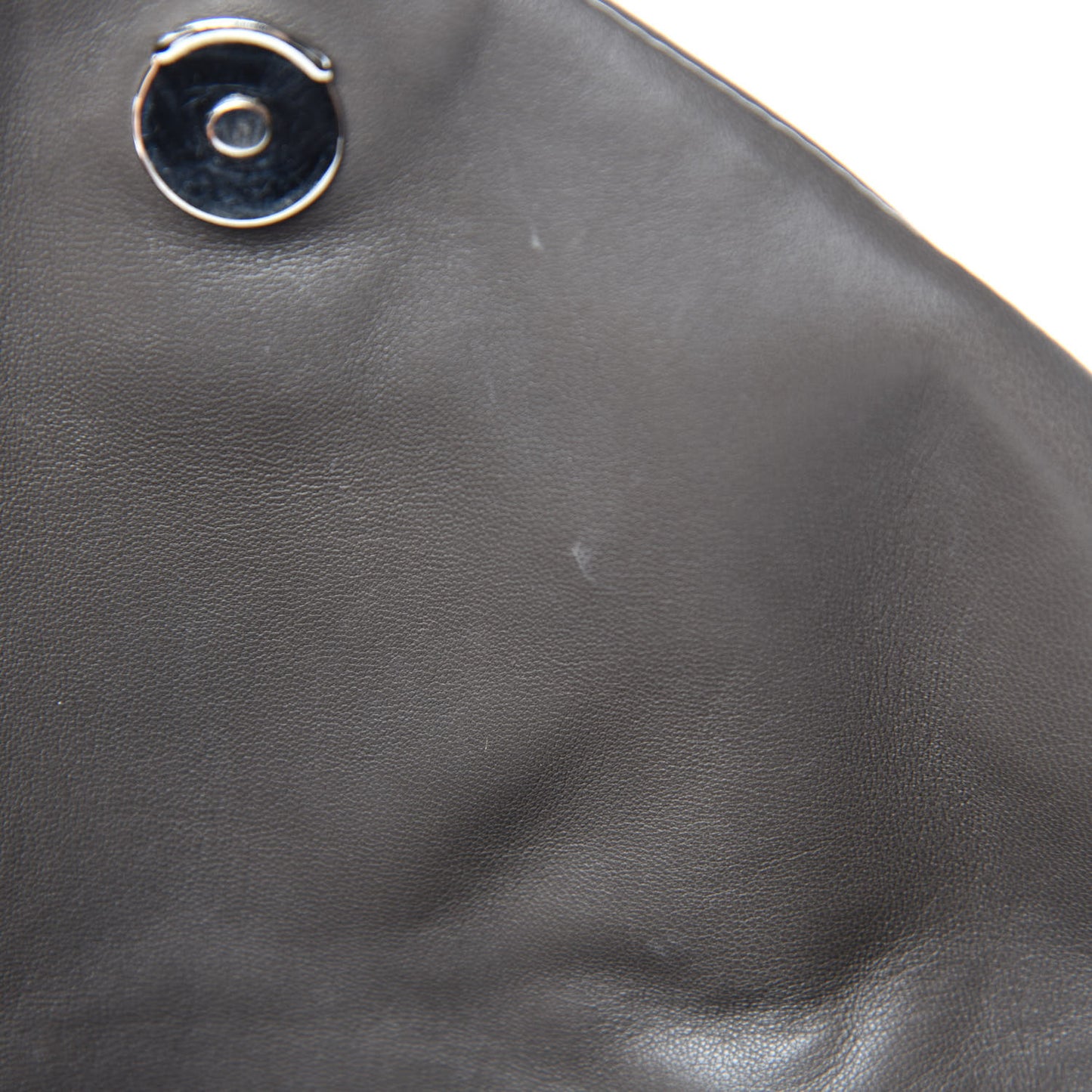 Lambskin Quilted Small Loulou Puffer Monogram Chain Satchel Concrete