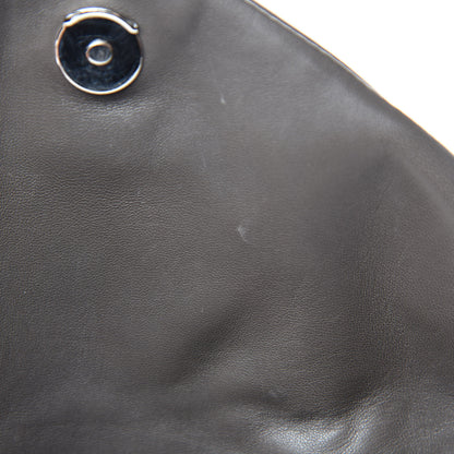 Saint Laurent Lambskin Quilted Small Loulou Puffer Monogram Chain Satchel Concrete 10 of 14
