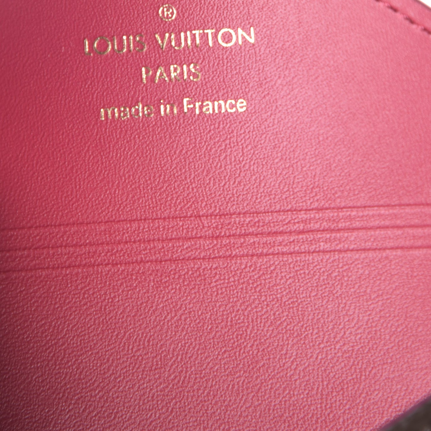 Monogram Small Kirigami Pochette Insert Fuchsia