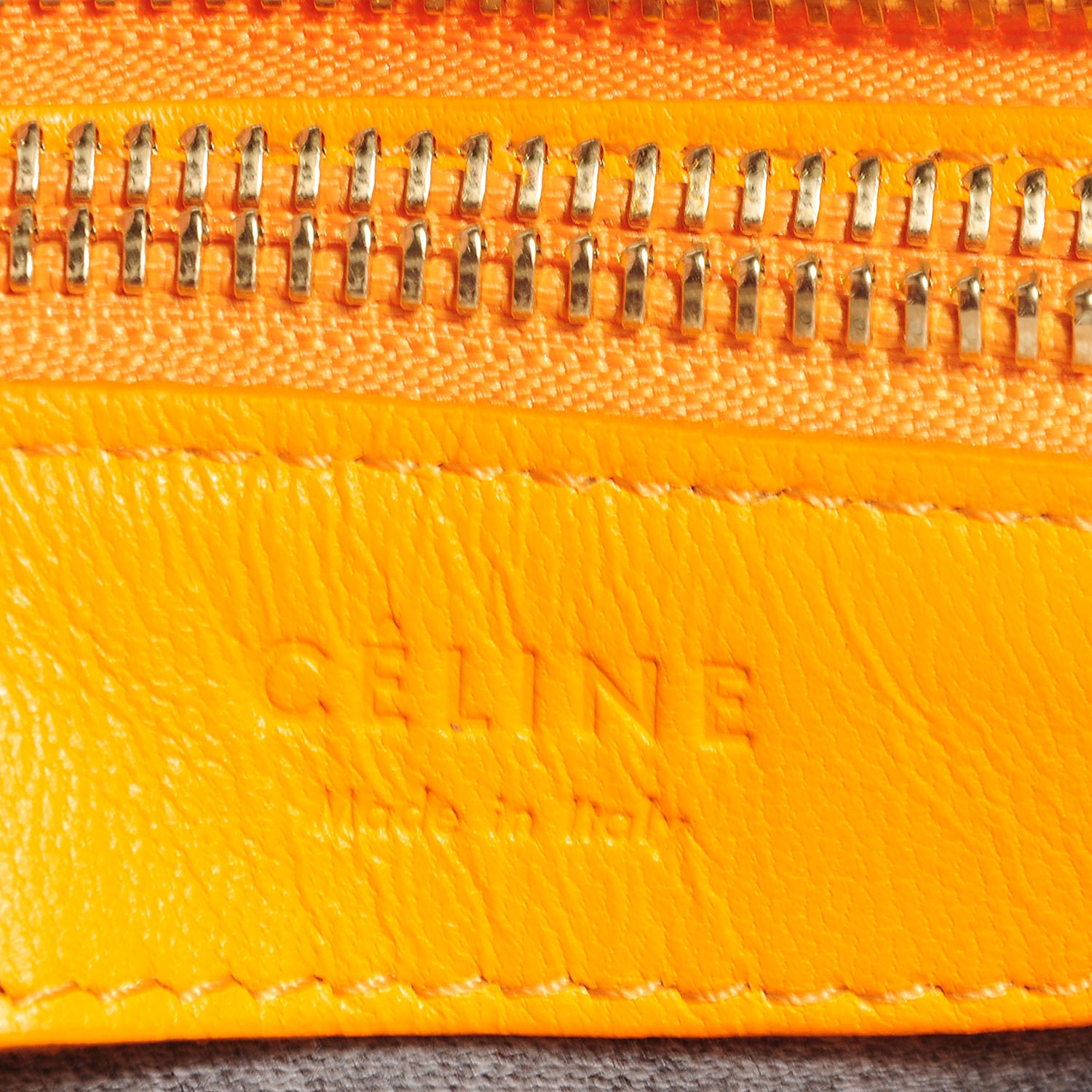 Celine Lambskin Small Trio Crossbody Bag Sunflower 7 of 10