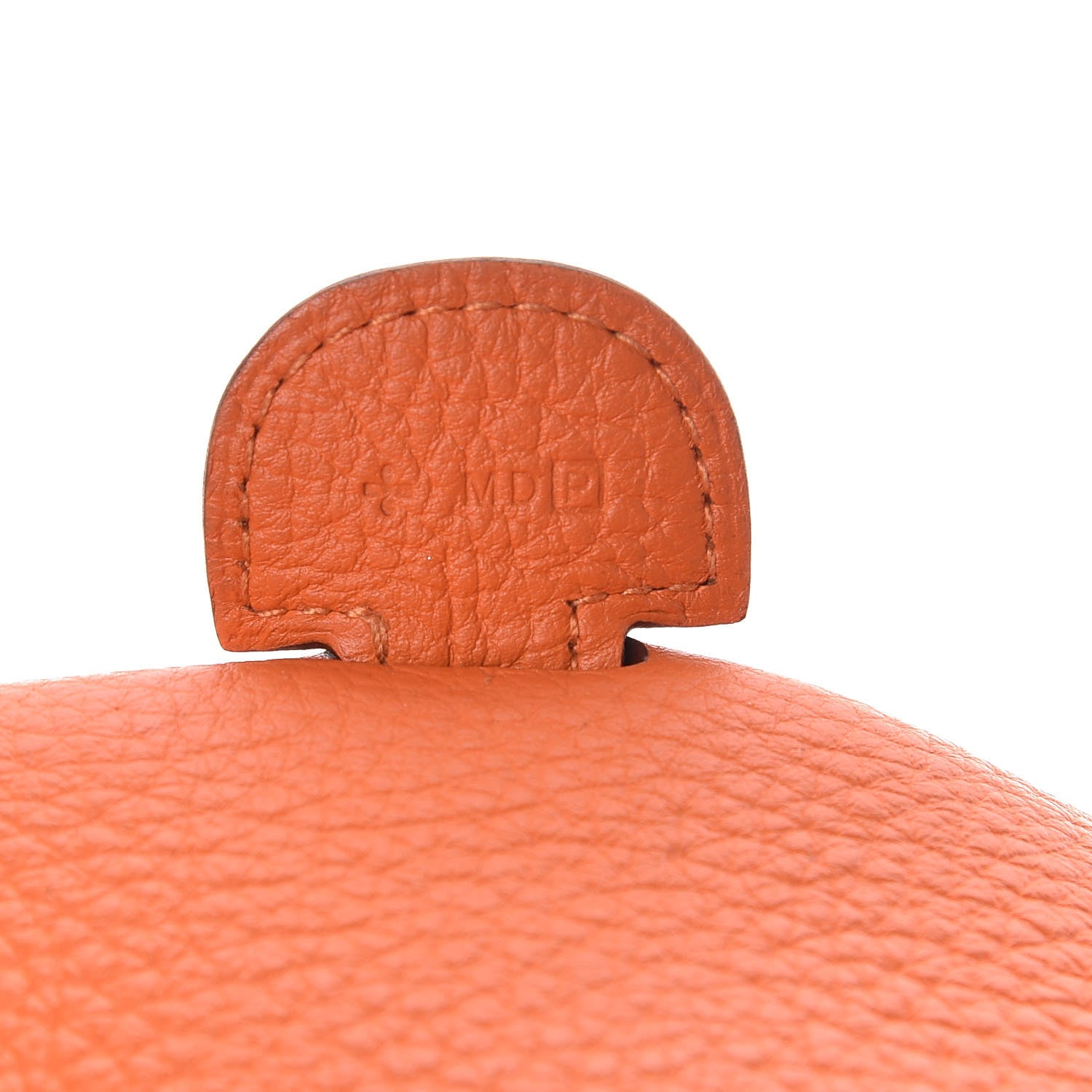 Hermes Taurillon Clemence Evelyne III GM Orange 7 of 12