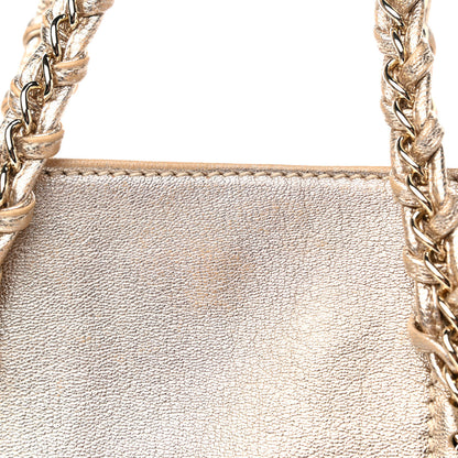 Chanel Metallic Goatskin Luxe Ligne Tote Gold 11 of 16