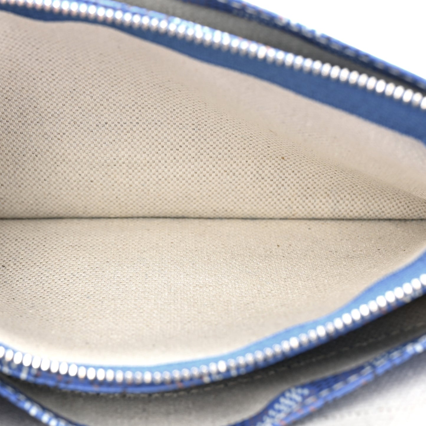 Goyardine Plumet Wallet Clutch Sky Blue
