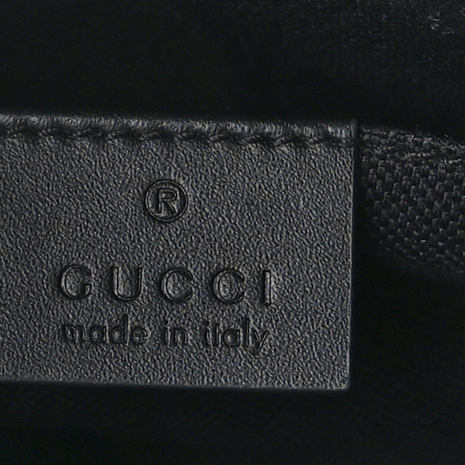 Gucci GG Supreme Monogram Selleria Calfskin Web New Web Cosmetic Case Black 6 of 9