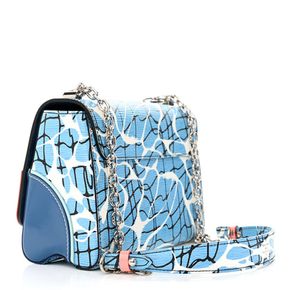 Louis Vuitton Epi Twist Shoulder Bag MM Aqua 3 of 12