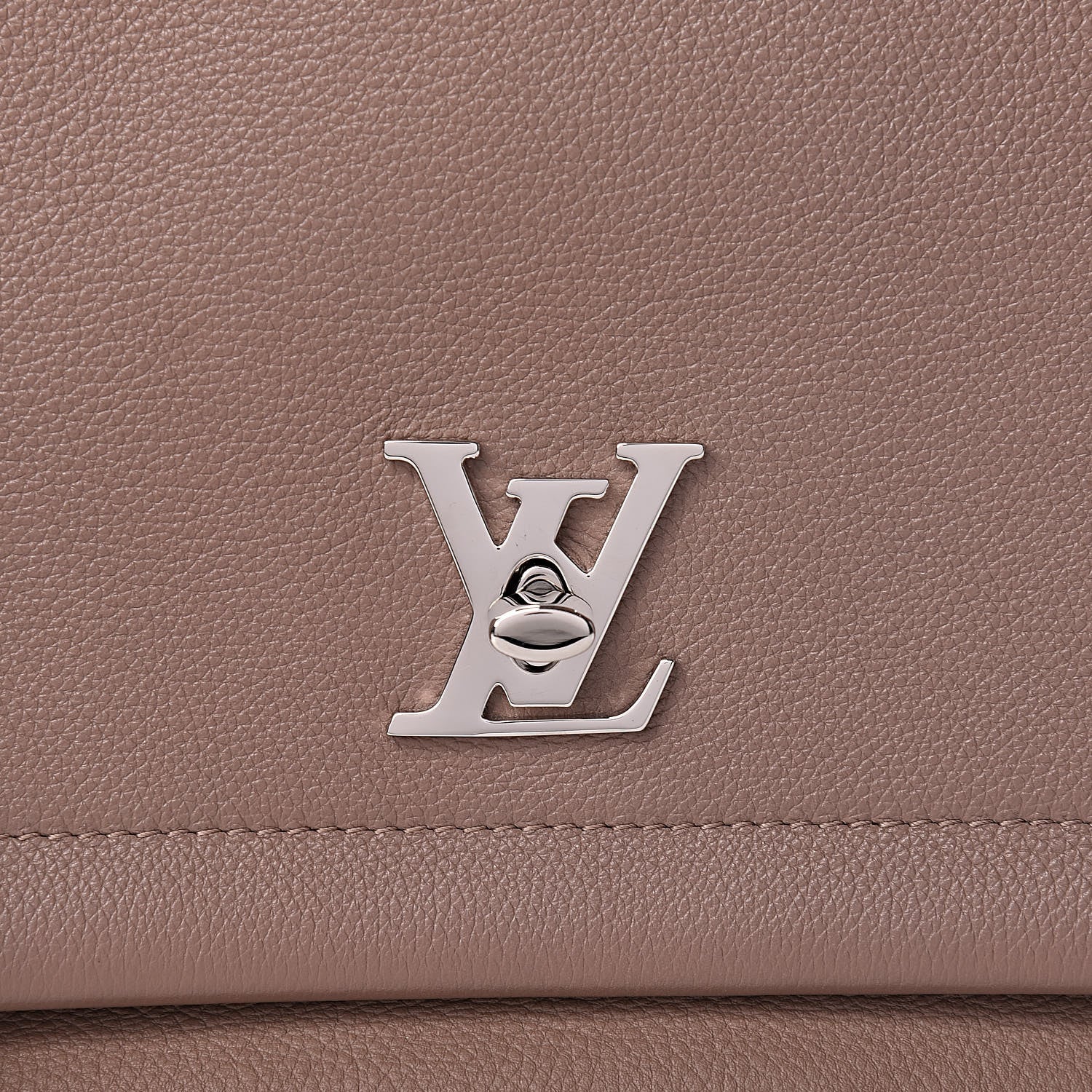 Louis Vuitton Soft Calfskin Lockme II Top Handle Taupe Glace 10 of 11
