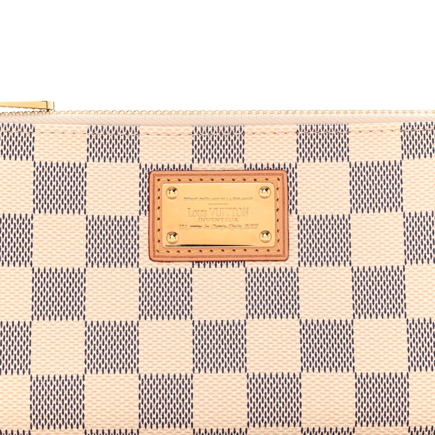 Louis Vuitton Damier Azur Pochette Milla MM 8 of 11