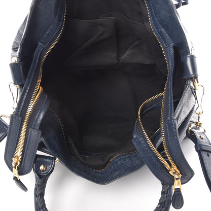 Balenciaga Agneau Giant 12 Gold Hardware Velo Bleu Obscur 5 of 17