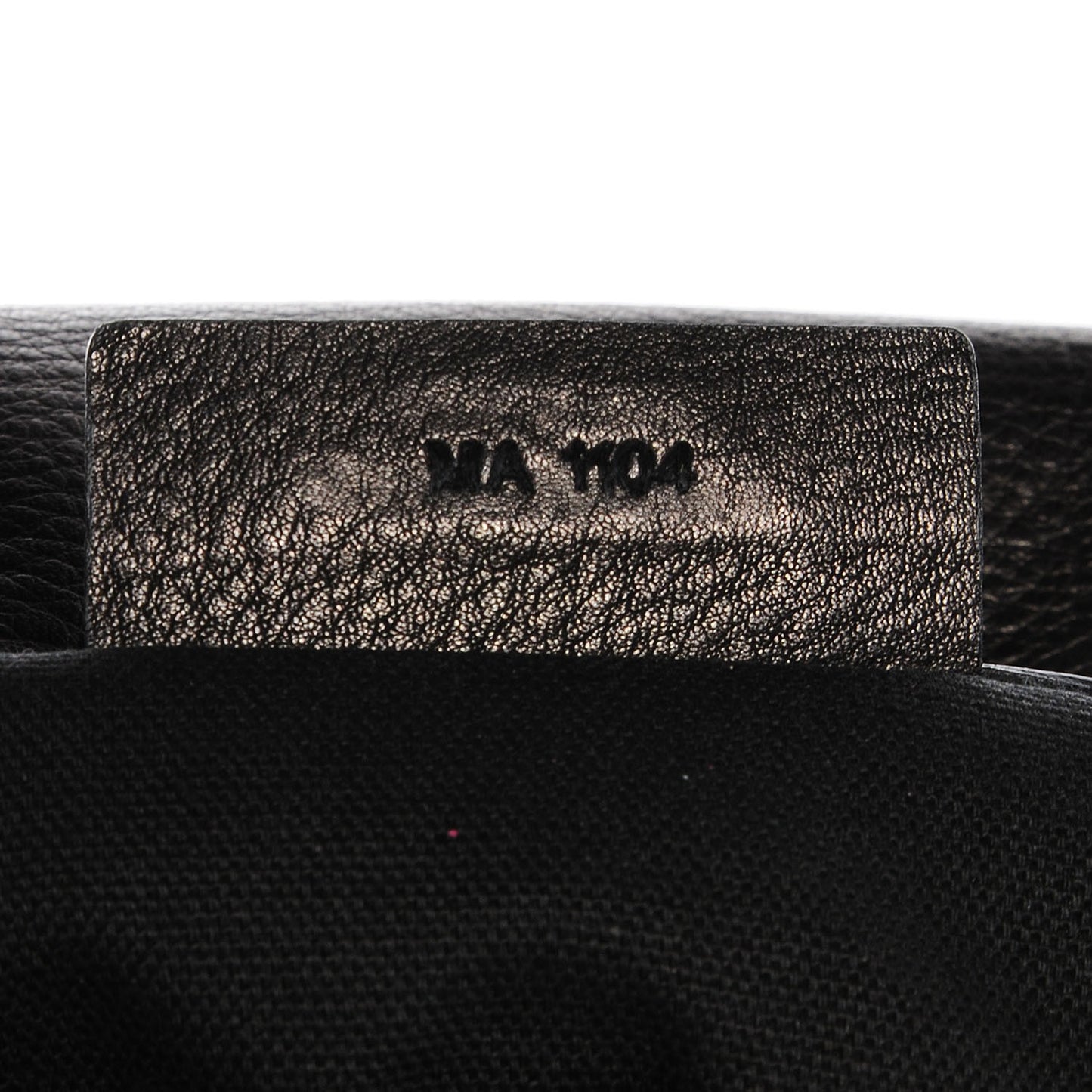 Textured Calfskin Small Pandora Pure Flap Bag Black