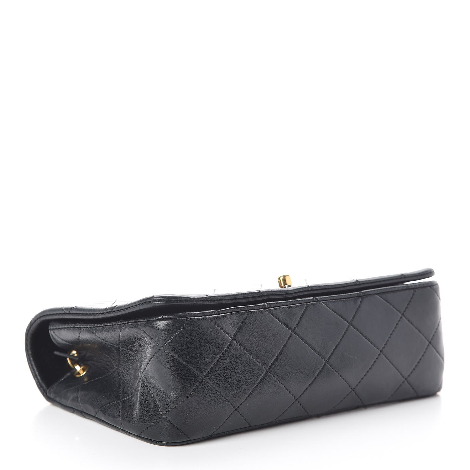 Chanel Lambskin Quilted Small Single Flap Bag Black 4 of 11
