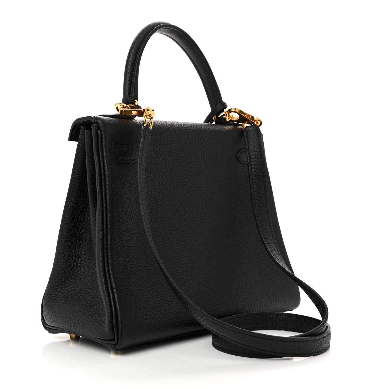 Hermes Togo Kelly Retourne 25 Black 3 of 11